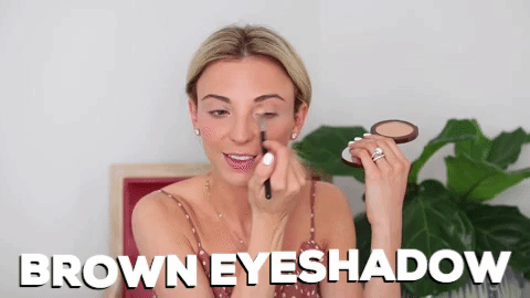 brown eyeshadow