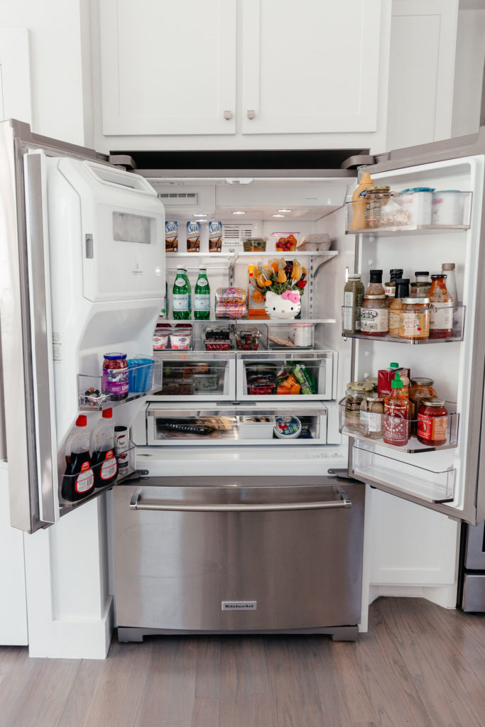 dani austin fridge organization kitchen reveal
