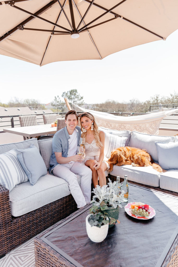 Our New Rooftop Patio Dani Austin Dallas Fashion Blogger - Ashley Home Furniture Patio Sets Our New Rooftop Patio Dani Austin Dallas Fashion Blogger - Ashley Home Furniture Patio Sets