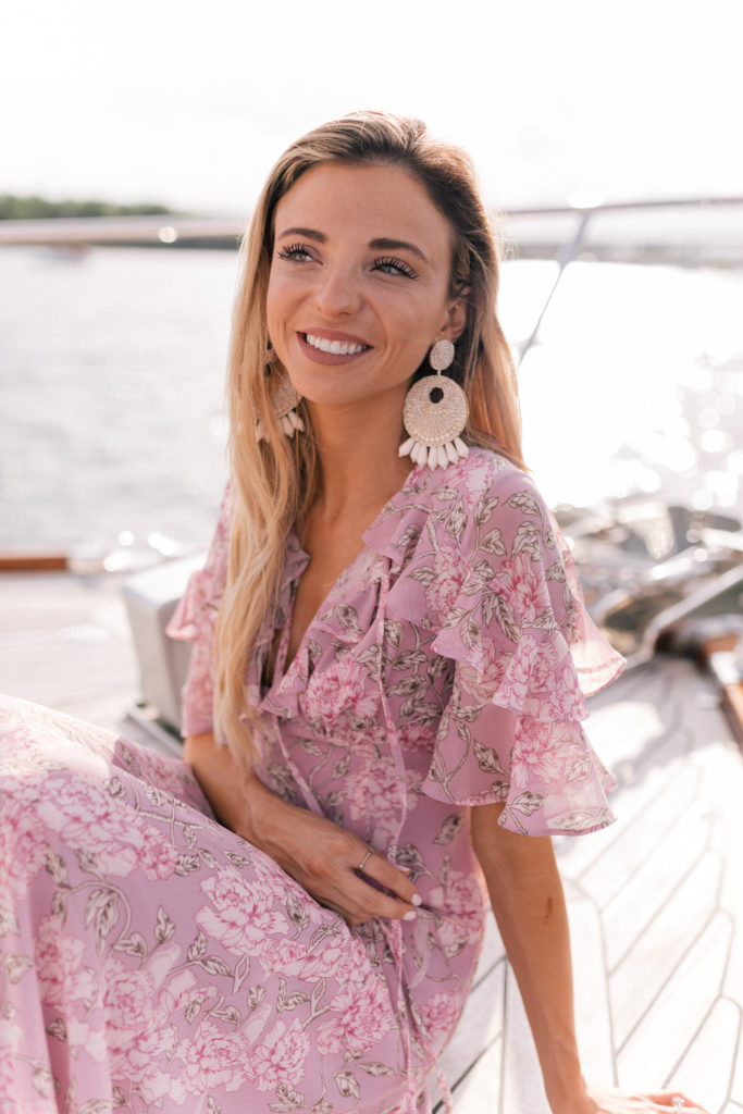 dani austin purple maxi dress