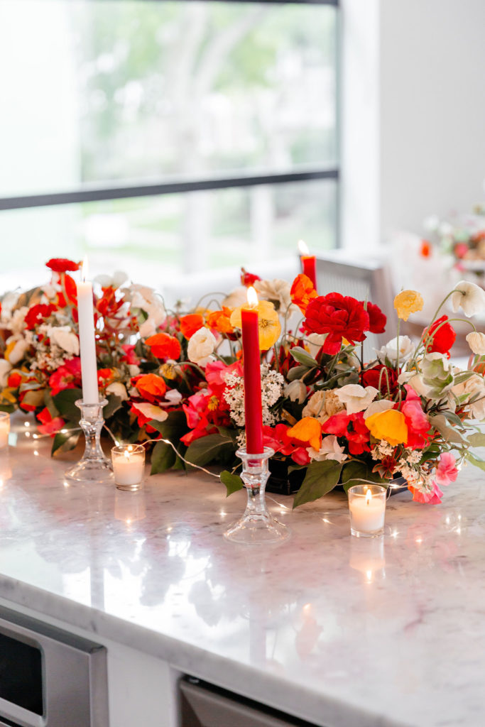 dani austin prim and lovely red florals
