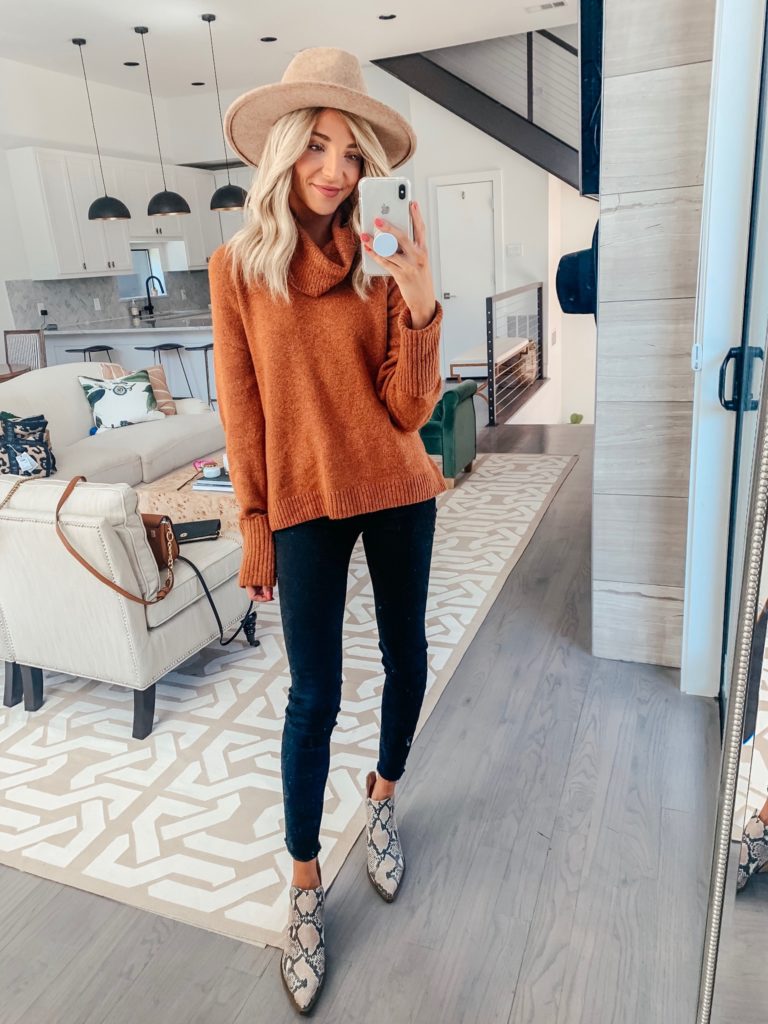 chelsea28 orange sweater