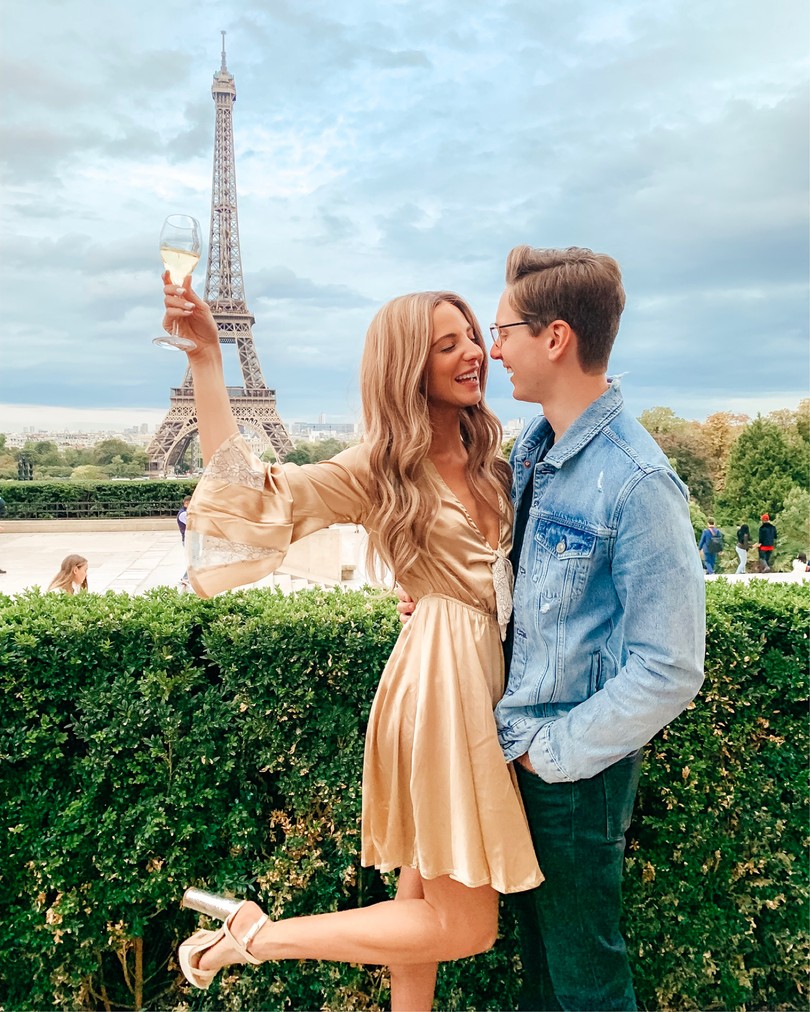 gold dress paris outfits