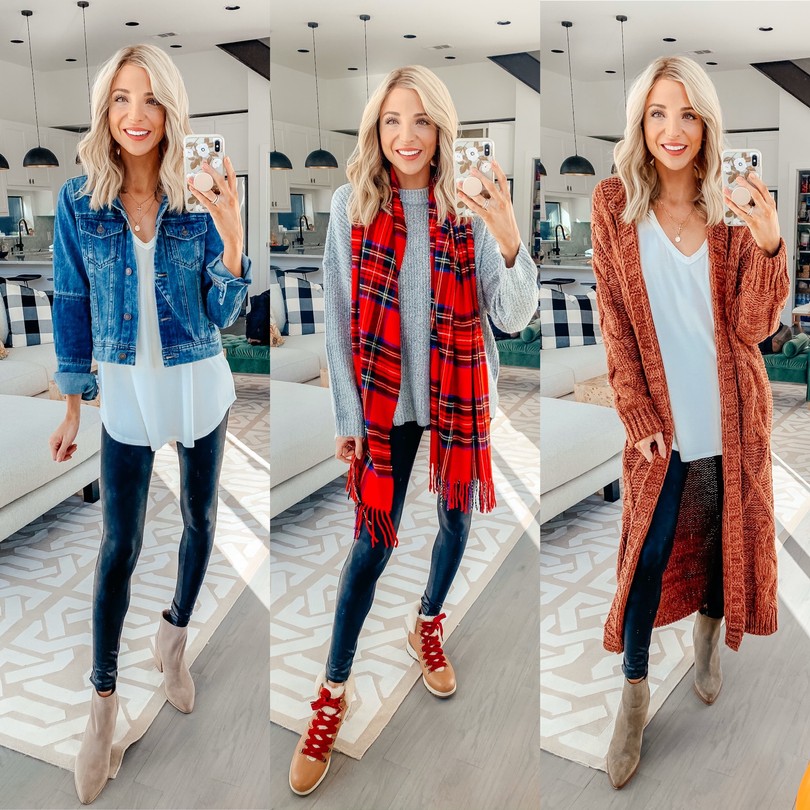 ways to style leggings this fall