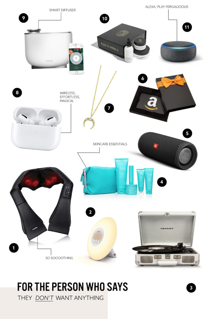 gift guide for the person who says they dont want anything