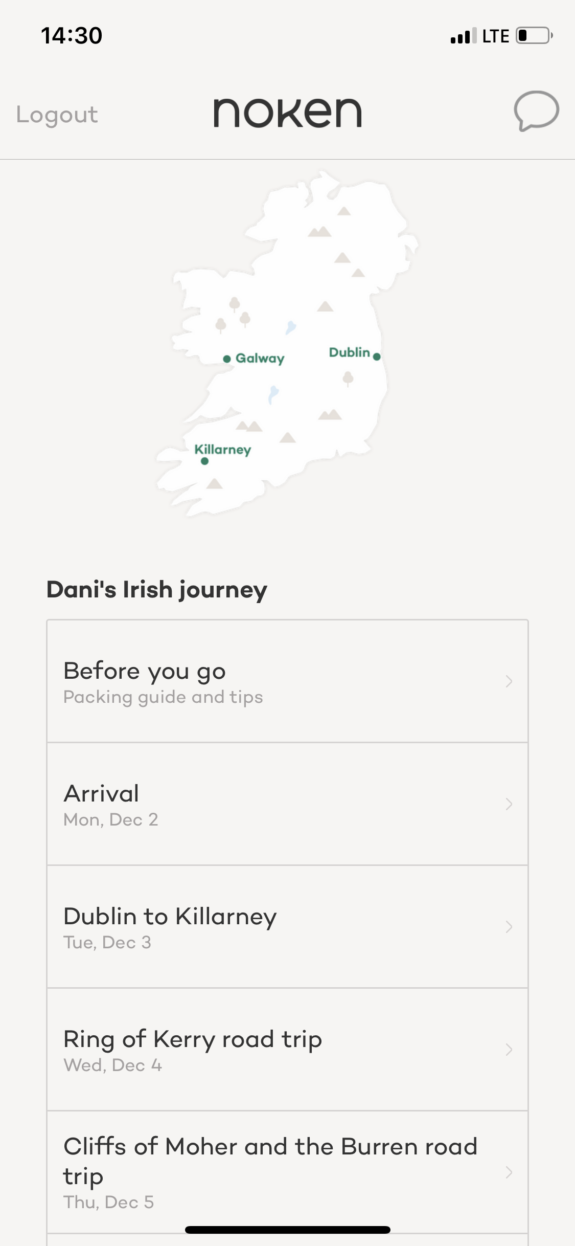 dani austin noken travel  ireland itnerary Dani Austin 