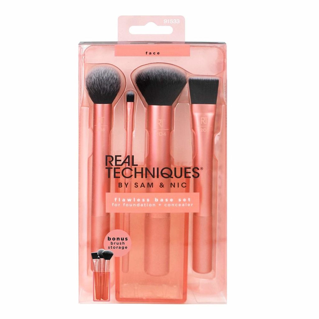 real techniques brushes concealer powder foundation