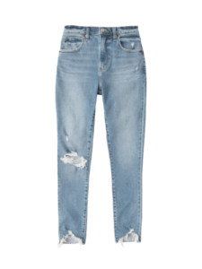 Abercrombie Curve Love High Rise Super Skinny Ankle Jeans